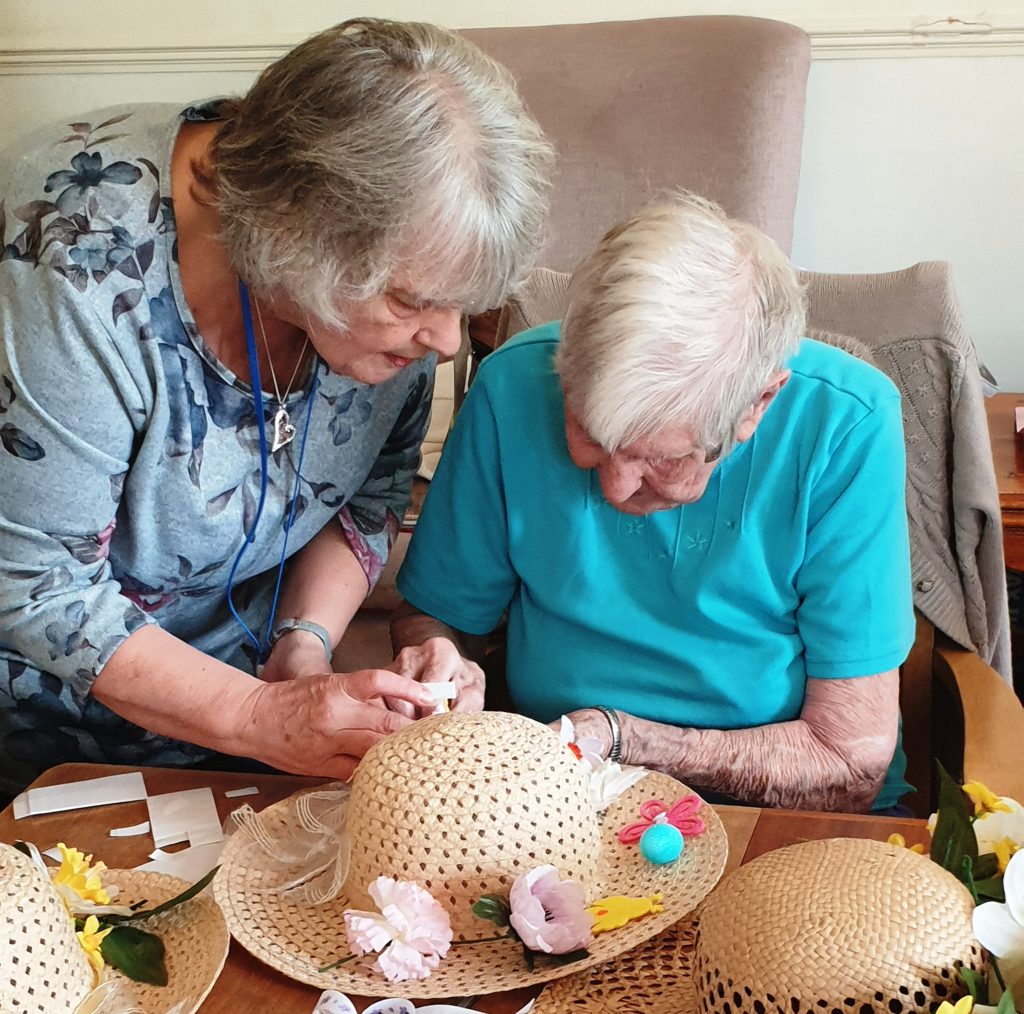 HH Easter party preparations……………….